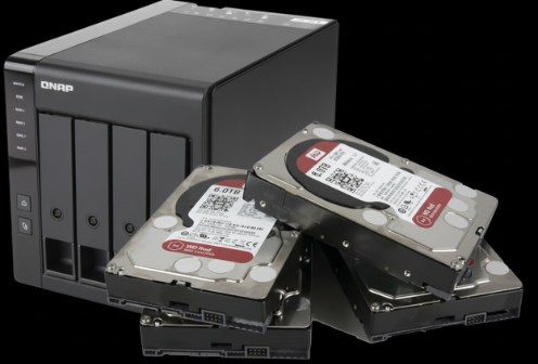 QNAP NAS with WD Red drives for RAID recovery
